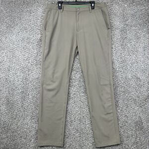 Bonobos Performance Link Pants‎ Men's 36x34 Slim Chino Stretch Flex Waist Beige